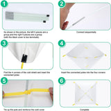 Maxbell Nonwoven Planter Freeze Warm Tent Frost Protection Reusable for Flowerpots Large