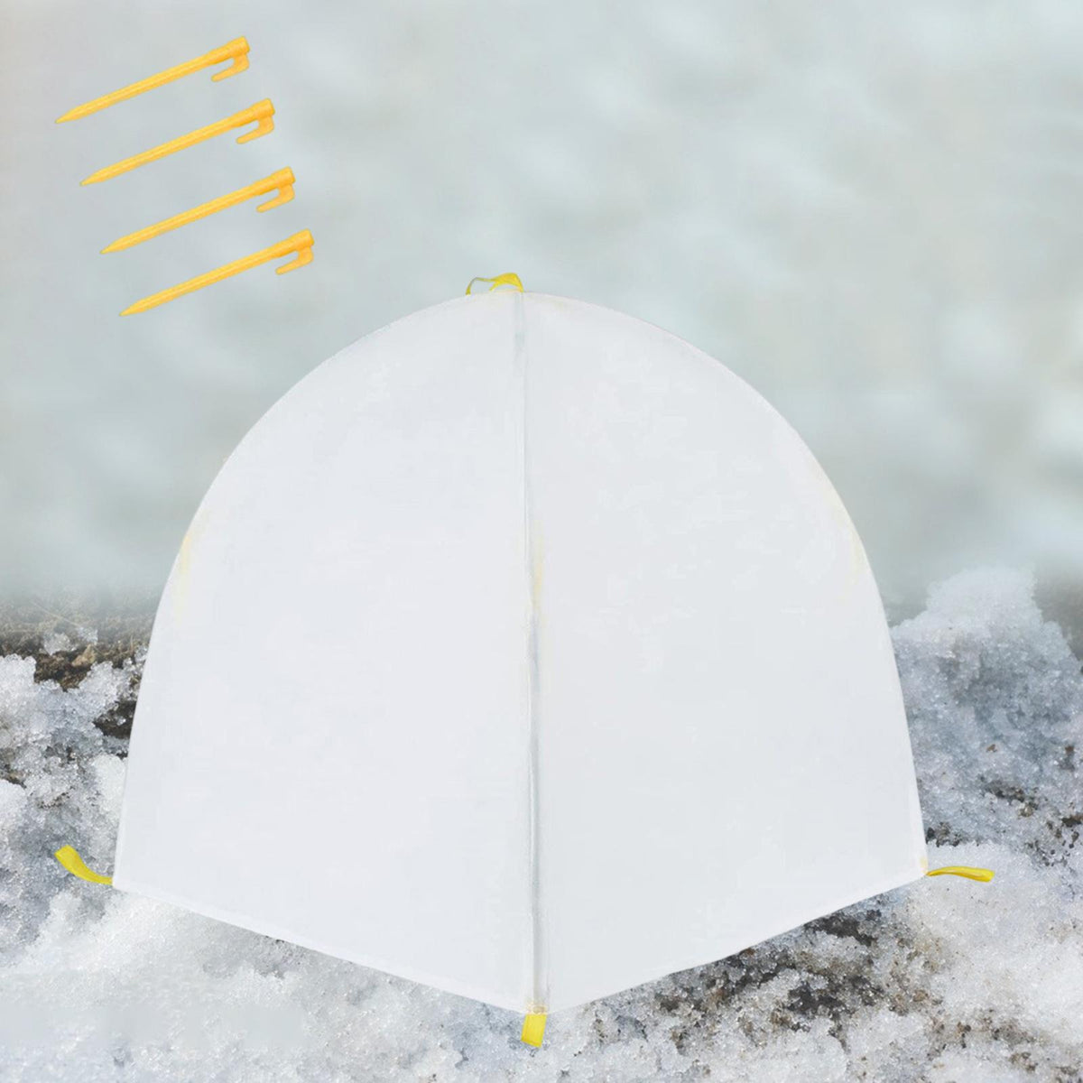 Maxbell Nonwoven Planter Freeze Warm Tent Frost Protection Reusable for Flowerpots Large