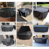 Maxbell Patio Furniture Covers Water Resistant for Garden Backyard Lawn L