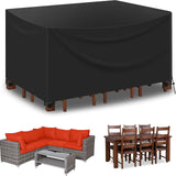 Maxbell Patio Furniture Covers Water Resistant for Garden Backyard Lawn L
