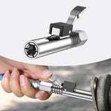 Maxbell Release Grease Coupler Lock Nozzle Labor Saving for Grease Fitting Equipment Nozzle
