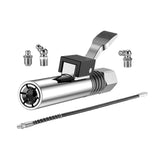 Maxbell Release Grease Coupler Lock Nozzle Labor Saving for Grease Fitting Equipment Nozzle 30cmHose3Head