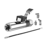Maxbell Release Grease Coupler Lock Nozzle Labor Saving for Grease Fitting Equipment Nozzle 30cmHose3Head
