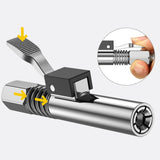 Maxbell Release Grease Coupler Lock Nozzle Labor Saving for Grease Fitting Equipment Nozzle 40cmHose3Head