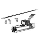 Maxbell Release Grease Coupler Lock Nozzle Labor Saving for Grease Fitting Equipment Nozzle 40cmHose3Head