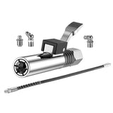 Maxbell Release Grease Coupler Lock Nozzle Labor Saving for Grease Fitting Equipment Nozzle 40cmHose3Head