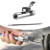 Maxbell Release Grease Coupler Lock Nozzle Labor Saving for Grease Fitting Equipment Nozzle+40cm Hose