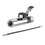 Maxbell Release Grease Coupler Lock Nozzle Labor Saving for Grease Fitting Equipment Nozzle+40cm Hose