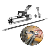 Maxbell Release Grease Coupler Lock Nozzle Labor Saving for Grease Fitting Equipment Nozzle 60cmHose3Head