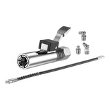 Maxbell Release Grease Coupler Lock Nozzle Labor Saving for Grease Fitting Equipment Nozzle 60cmHose3Head
