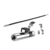 Maxbell Release Grease Coupler Lock Nozzle Labor Saving for Grease Fitting Equipment Nozzle 60cmHose3Head