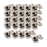Maxbell 50Pcs Carbon Steel T Nuts Assortment High Strength for Woodworking 20 Series M5