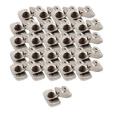 Maxbell 50Pcs Carbon Steel T Nuts Assortment High Strength for Woodworking 20 Series M5