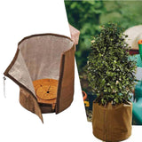 Maxbell Winter Planter Frost Protection Cover Reusable for Outdoor Potted Yard 70x60cm