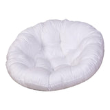 Maxbell Outdoor Seat Cushion Chair Pads Round Waterproof Chair Pads for Hammock White