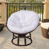 Maxbell Outdoor Seat Cushion Chair Pads Round Waterproof Chair Pads for Hammock White