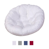 Maxbell Outdoor Seat Cushion Chair Pads Round Waterproof Chair Pads for Hammock White