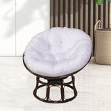 Maxbell Outdoor Seat Cushion Chair Pads Round Waterproof Chair Pads for Hammock White