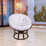 Maxbell Outdoor Seat Cushion Chair Pads Round Waterproof Chair Pads for Hammock White