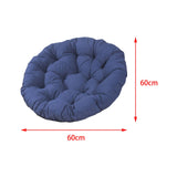Maxbell Outdoor Seat Cushion Chair Pads Round Waterproof Chair Pads for Hammock Blue