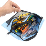 Maxbell Small Tool Pouches Maintenance Tool Bag Small Tool Bag Case for Outdoor Blue