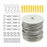 Maxbell 30M Cable Wire Kit Heavy Duty for Yard Cleaning Garden Chandelier