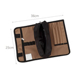 Maxbell Portable Tool Roll up Bag Carrier Tote Tool Pouches for Electrician Hobbyist