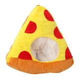 Maxbell Pizza Shaped Plush Hat Adorable Soft Selfie Hat for Masquerade Birthday