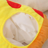 Maxbell Pizza Shaped Plush Hat Adorable Soft Selfie Hat for Masquerade Birthday