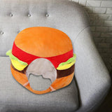 Maxbell Cute Short Plush Hat Hamburger Headgear One Stuffed Plush Toys Party Novelty