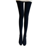 Maxbell Fashion Women Winter Tights Stretch Trouser Seamless for Camping Outdoor Black