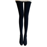 Maxbell Fashion Women Winter Tights Stretch Trouser Seamless for Camping Outdoor Black