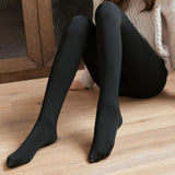 Maxbell Women Tights Pantyhose Opaque Slim Trouser Stockings Elasticity for Winter Black