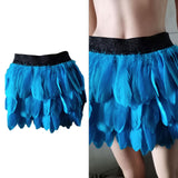 Maxbell Feathers Skirt Women Short Skirt Fashion for Party Wedding
