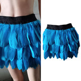 Maxbell Feathers Skirt Women Short Skirt Fashion for Party Wedding