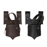 Maxbell Medieval Leather Strap Sword Holder Vintage Style Knight Costume Accessories Black