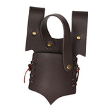 Maxbell Medieval Leather Strap Sword Holder Vintage Style Knight Costume Accessories Brown