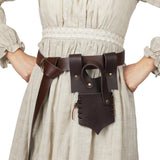 Maxbell Medieval Leather Strap Sword Holder Vintage Style Knight Costume Accessories Brown