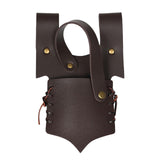 Maxbell Medieval Leather Strap Sword Holder Vintage Style Knight Costume Accessories Brown
