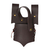 Maxbell Medieval Leather Strap Sword Holder Vintage Style Knight Costume Accessories Brown