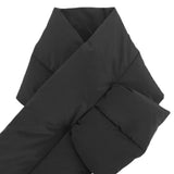 Maxbell Warm Down Scarf Neutral Comfortable Simple Fashion for Trip Climbing Fishing Black