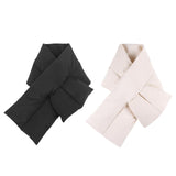 Maxbell Warm Down Scarf Neutral Comfortable Simple Fashion for Trip Climbing Fishing Black