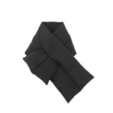 Maxbell Warm Down Scarf Neutral Comfortable Simple Fashion for Trip Climbing Fishing Black