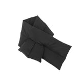 Maxbell Warm Down Scarf Neutral Comfortable Simple Fashion for Trip Climbing Fishing Black