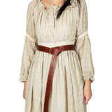 Maxbell Premium Medieval Knight Waist Belt Costume Accessories PU Leather Ring Belt Brown