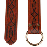 Maxbell Premium Medieval Knight Waist Belt Costume Accessories PU Leather Ring Belt Brown