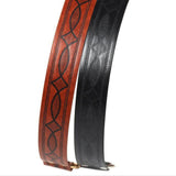 Maxbell Premium Medieval Knight Waist Belt Costume Accessories PU Leather Ring Belt Brown