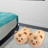 Maxbell Animals Slippers Men Women Indoor Warm Slippers Funny Novelty Slippers Brown