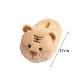 Maxbell Animals Slippers Men Women Indoor Warm Slippers Funny Novelty Slippers Brown