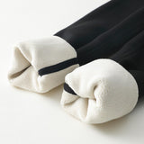 Maxbell Women Fleece Lined Leggings Comfortable High Waisted Thick Velvet Tights L